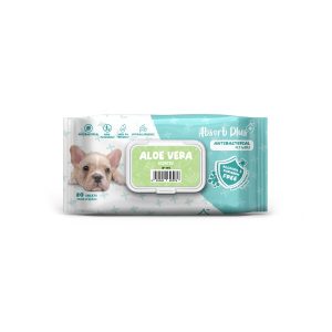 Aloe Vera 80p Absorb Plus Antibacterial Pet Wipes