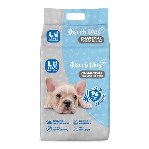 60x90(25p) L size Absorb Plus Charcoal Traning Pee Pad