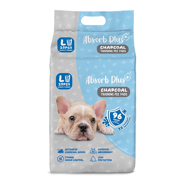 Absorb Plus Charcoal Traning Pee Pad 60x90 25p