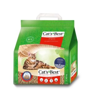10L(4.3kg) Cat's Best Original deodorizing and germ-eliminating organic clumping litter
