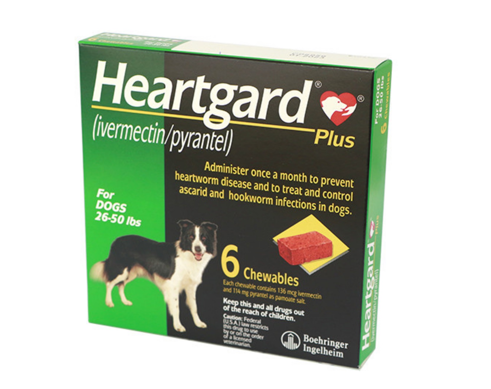 Heartgard plus 11.5kg~22.5kg(M) Green 6p