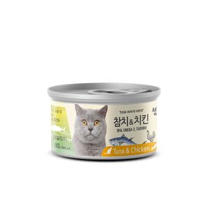 80g Thịt hộp cho mèo Tuna White Meat(Ca Ngu Trang & Thit Ga)