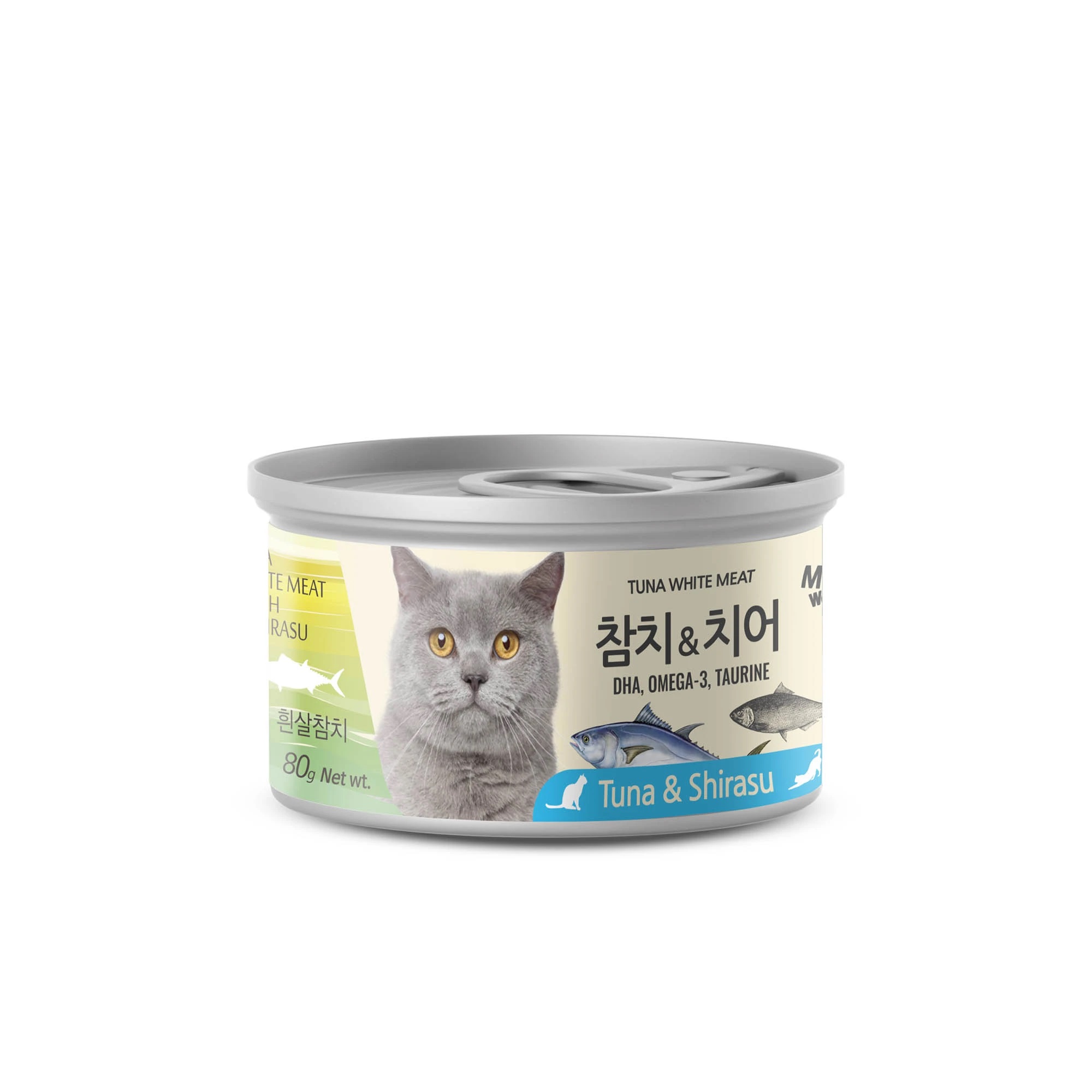 80g Canned meat for cats Tuna White Meat (White Tuna & Anchovies)