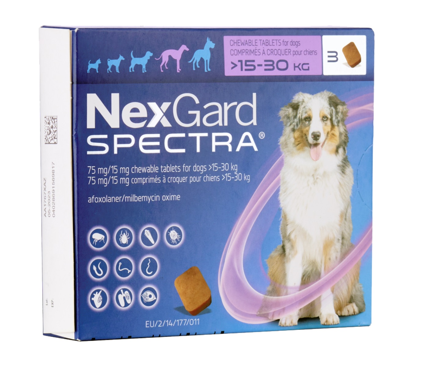 Nexgard Spectra 15~30kg(L) 3p
