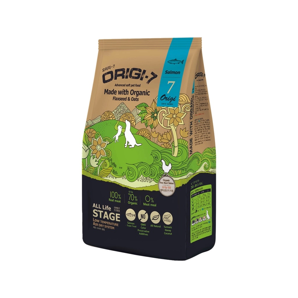 6kg Thức ăn hạt mềm hữu cơ cá hồi Origi-7