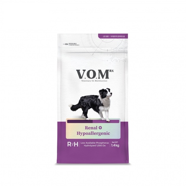 1.4kg V.O.M RX R/H - Hỗ trợ trị liệu thận và chống dị ứng cho chó